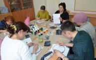 29-30 марта 2017 года на базе КГКП «Карагандинский гуманитарный колледж» в рамках организации  работыучебного центра   состоялся  областной обучающий семинар-практикум «Развитие творческого воображения средствами изобразительного искусства»