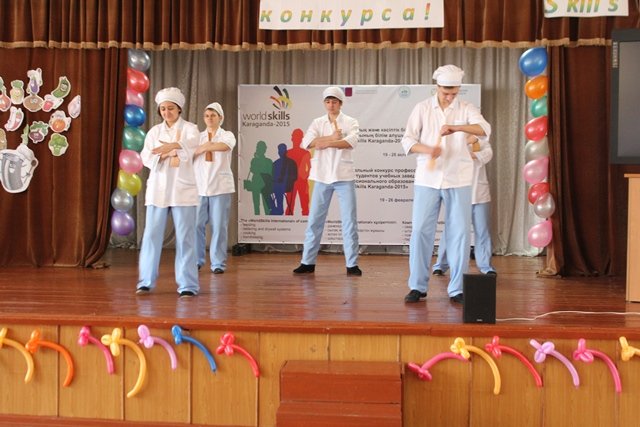 Регионального чемпионата рабочих профессий «Worldskills Karaganda – 2015»  по направлению «Поварское дело» - прошел 23 февраля 2015 года,  в Карагандинском колледже питания и сервиса.