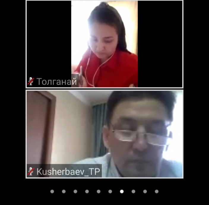 Онлайн заседание ОМО преподавателей казахского языка и литературы
