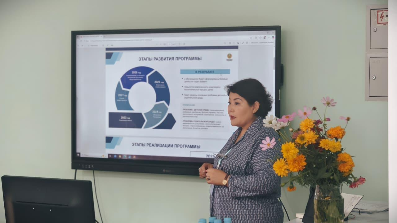 «Білім келешегі: Адал азамат-кәсіби маман» секционное заседание областного августовского совещания