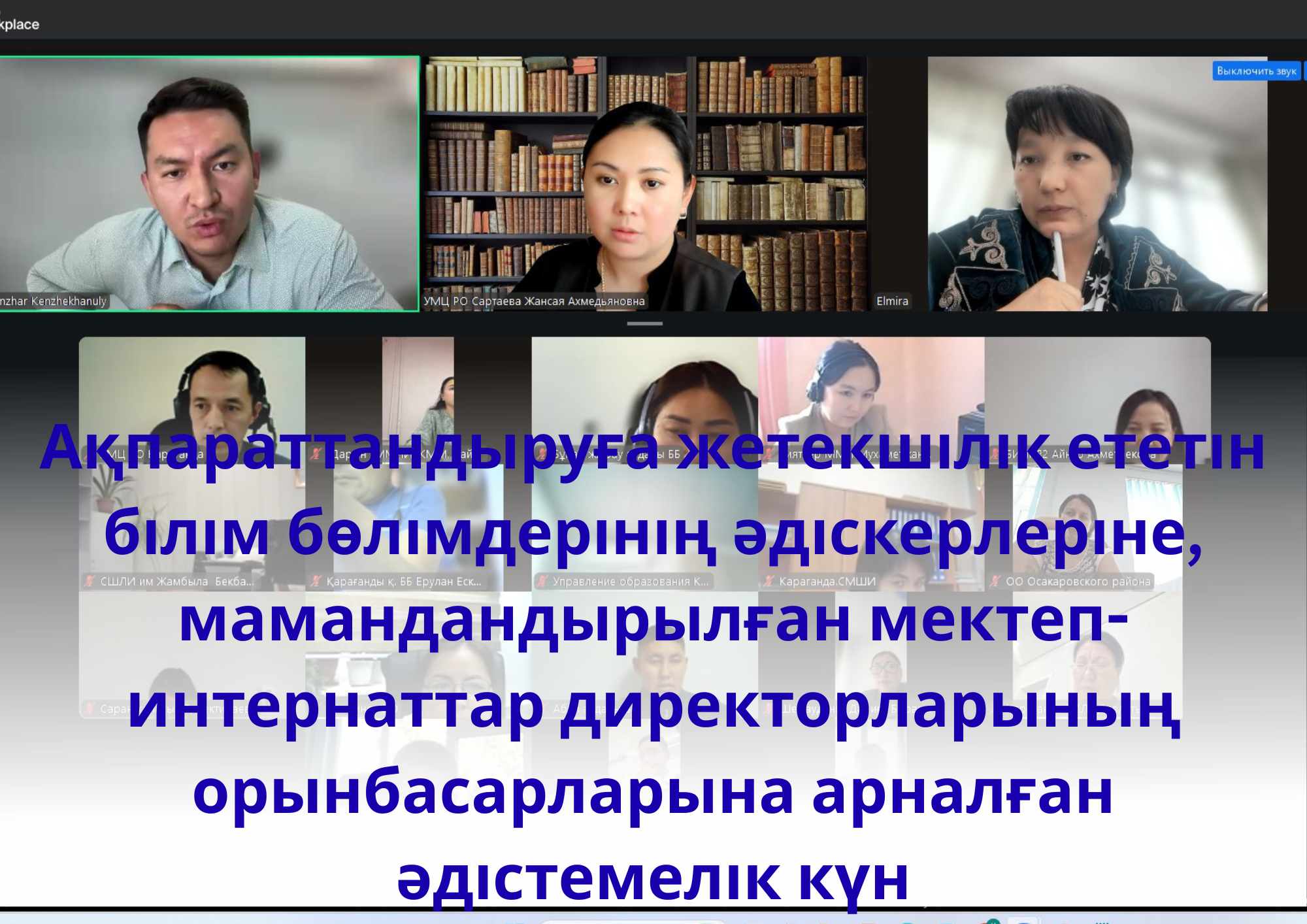 Методический день для методистов отделов образования, заместителей директоров специализированных школ-интернатов, курирующих информатизацию