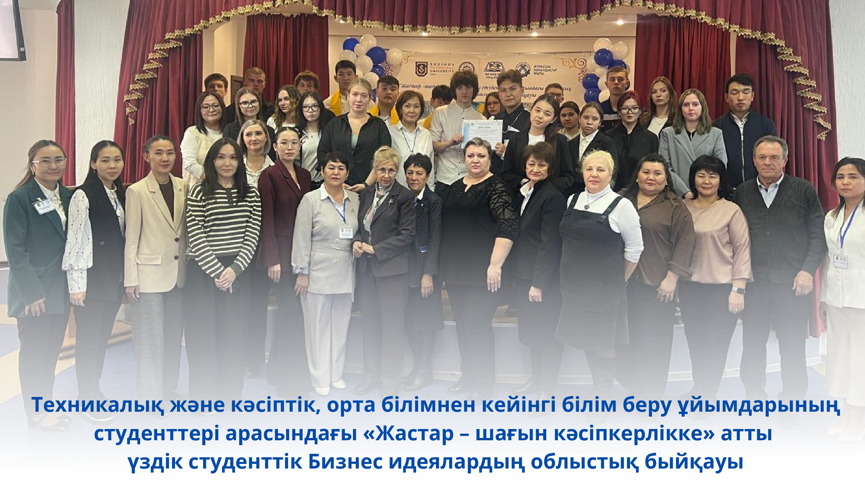 Техникалық және кәсіптік, орта білімнен кейінгі білім беру ұйымдарының студенттері арасындағы «Жастар - шағын кәсіпкерлікке» атты  үздік студенттік Бизнес идеялардың облыстық байқауы  («Мен – кәсіпкермін» республикалық онлайн Гранд турнирінің өңірлік кез