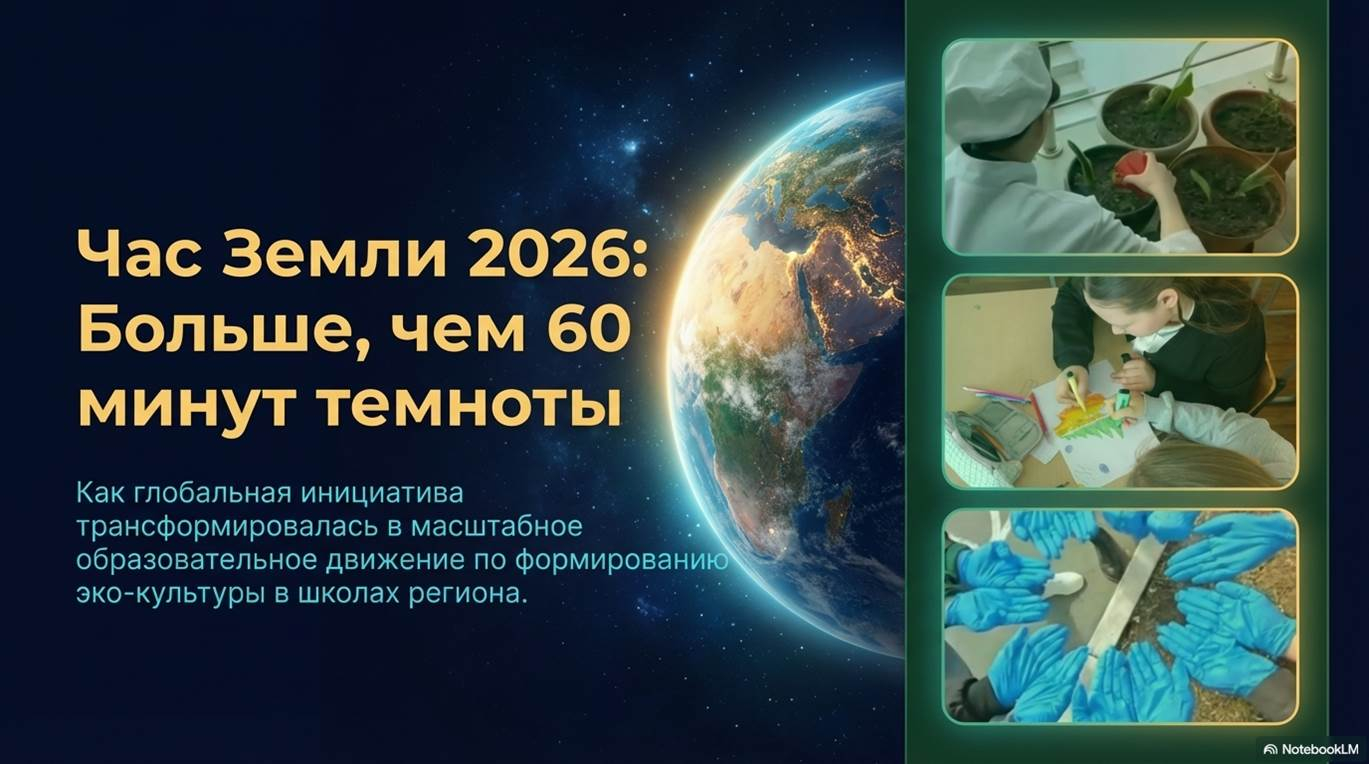 В Карагандинской области успешно прошла акция «Час Земли – 2026»