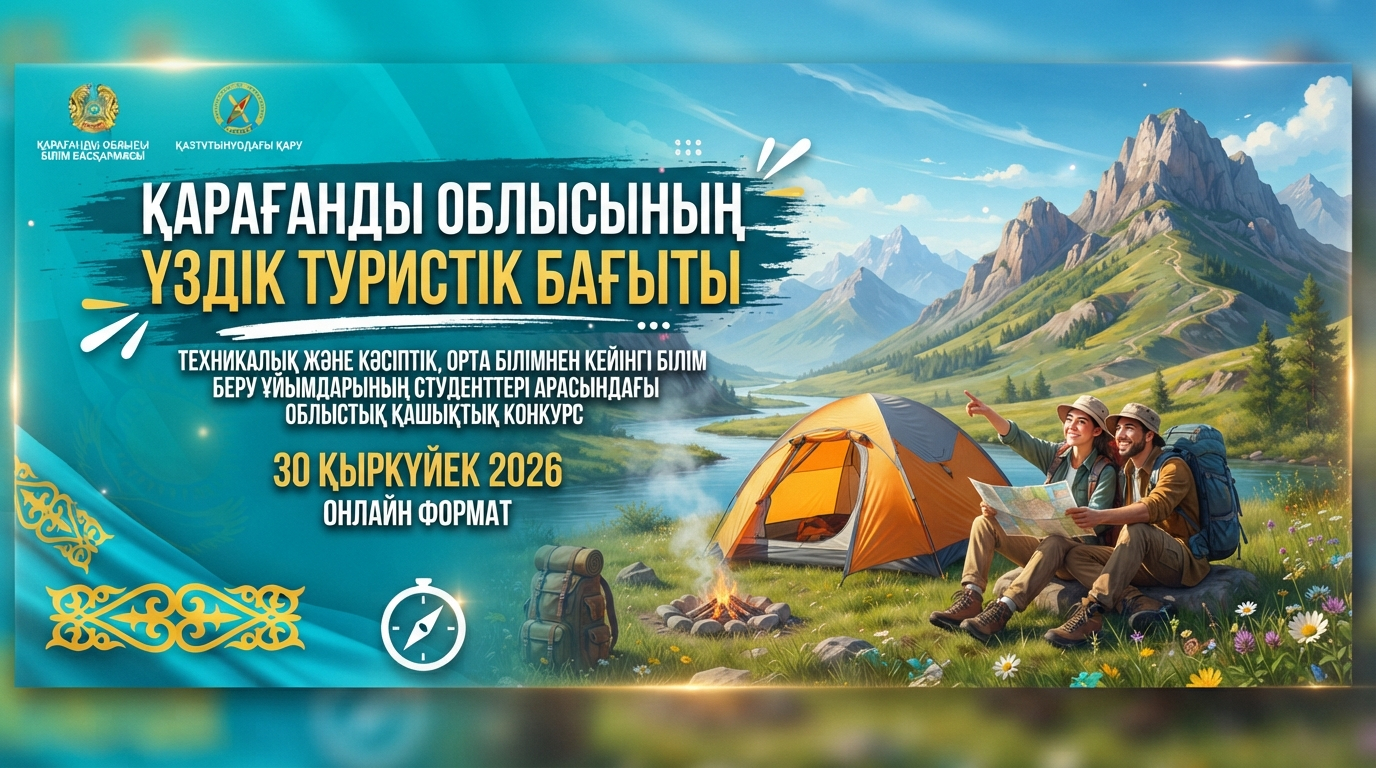 Областной дистанционный конкурс проектов  «Лучший туристический маршрут Карагандинской области»