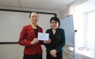 09 марта 2016 года в учебно-методическом центре развития образования Карагандинской области состоялось вручение сертификатов